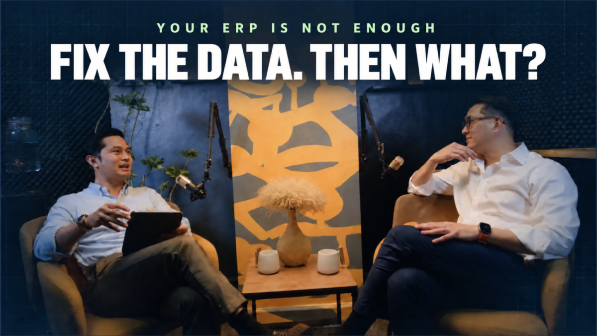 Rolan Marco Garcia and Patrick Zulueta discuss what companies can do after fixing fragmented ERP data